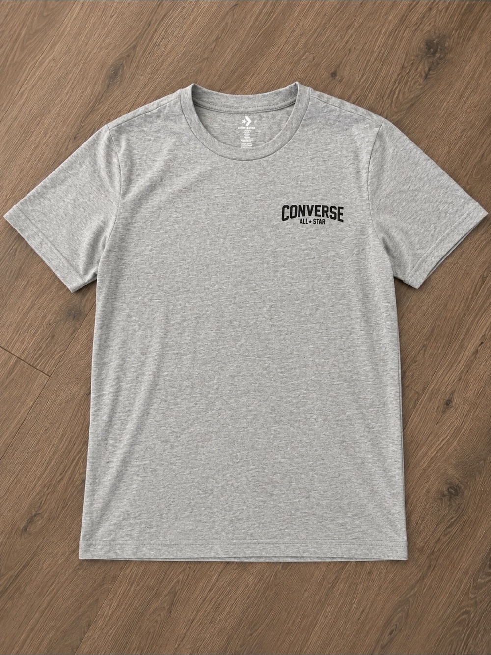 Converse All Star Men’s Medium Gray Graphic T Shirt World Famous Original - Picture 2 of 3